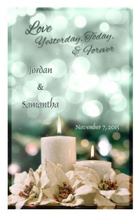 Wedding Program Cover Template 7 - Version 2